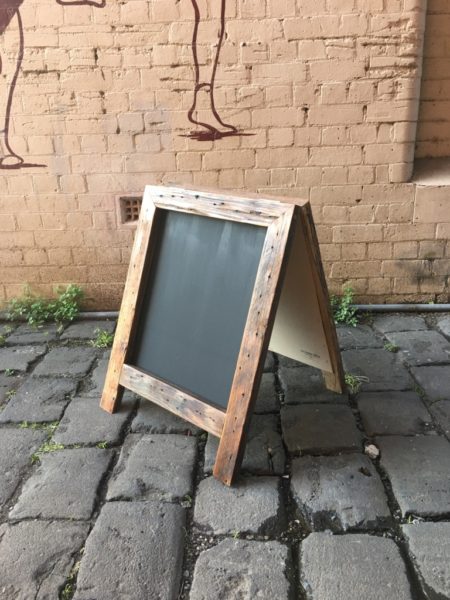 Rustic Chunky Chalkboard
