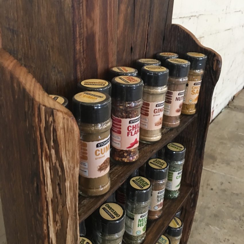 Rustic Spice Rack – The Timber Shack