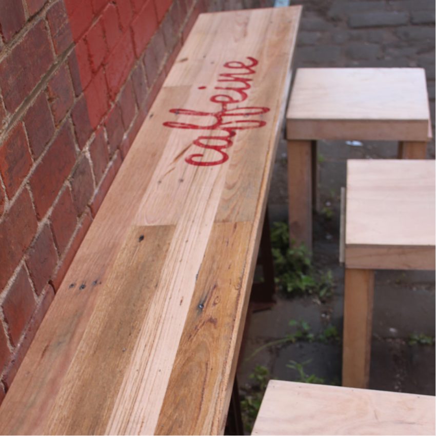 Caffeine Bench Table