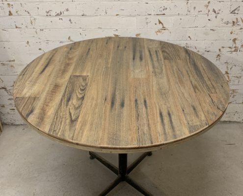 Round Recycled Cafe Table Top