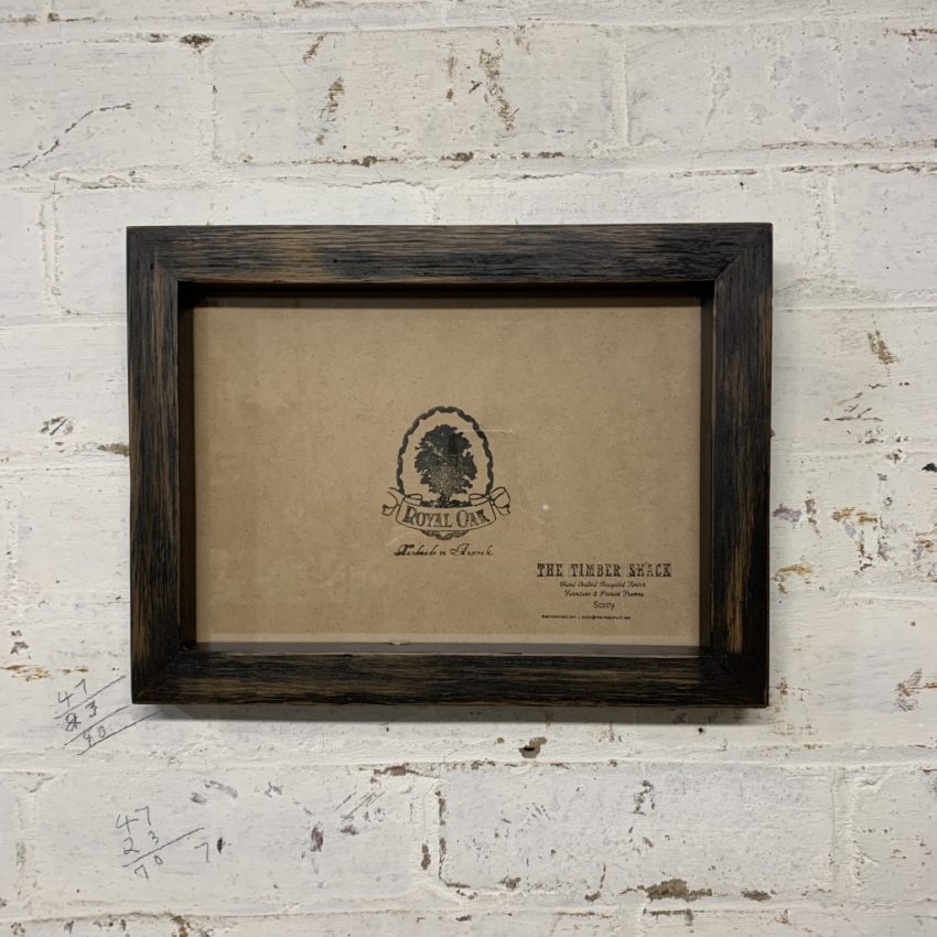 Charred Black Recycled Picture Frame