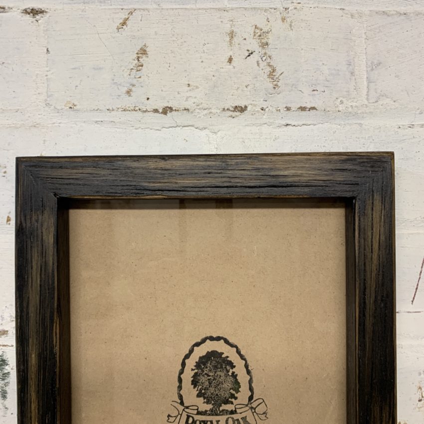 Charred Black Recycled Picture Frame